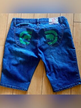 Ecko Red Junior’s Blue Denim Jean Shorts Y2K